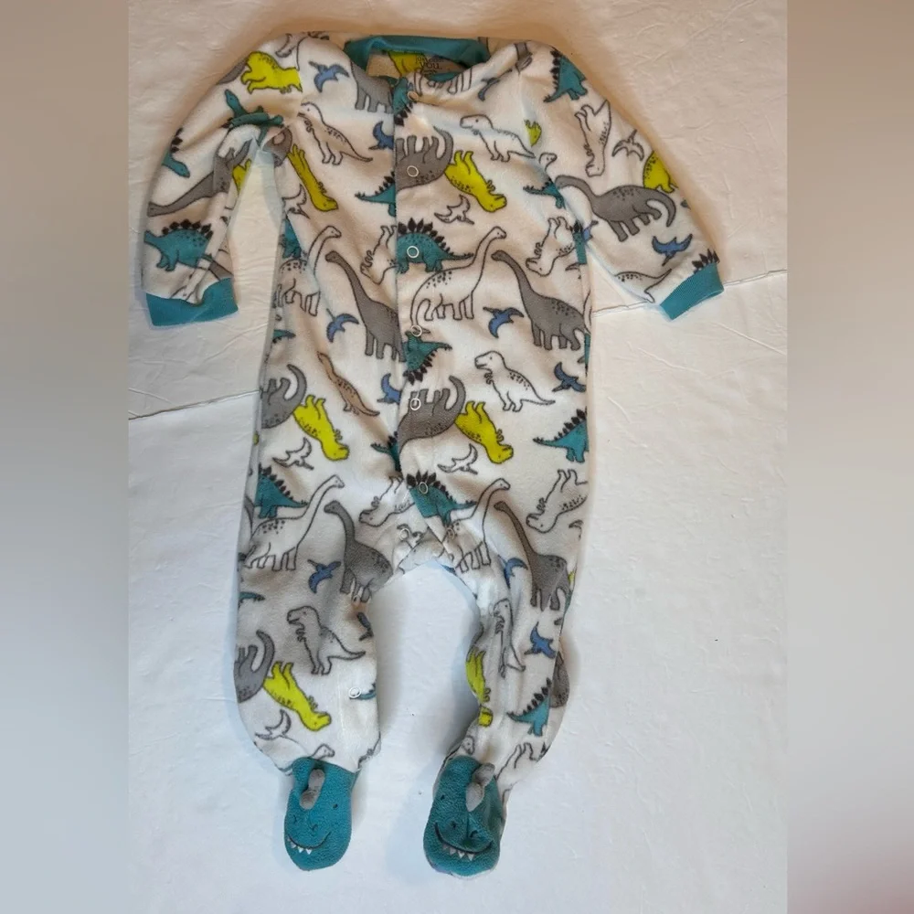 Just One You Made by Carter’s Multicolor dinosaur Print One Piece Onesie Baby 9M